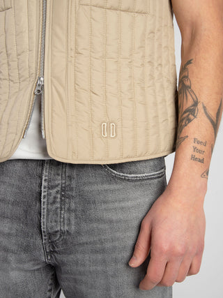 Gilet 'Timo Osimo' - Beige