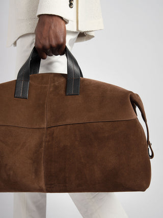 Travel Bag Suede - Marrone