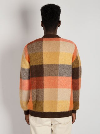 Maglia Cardigan Check - Multicolor