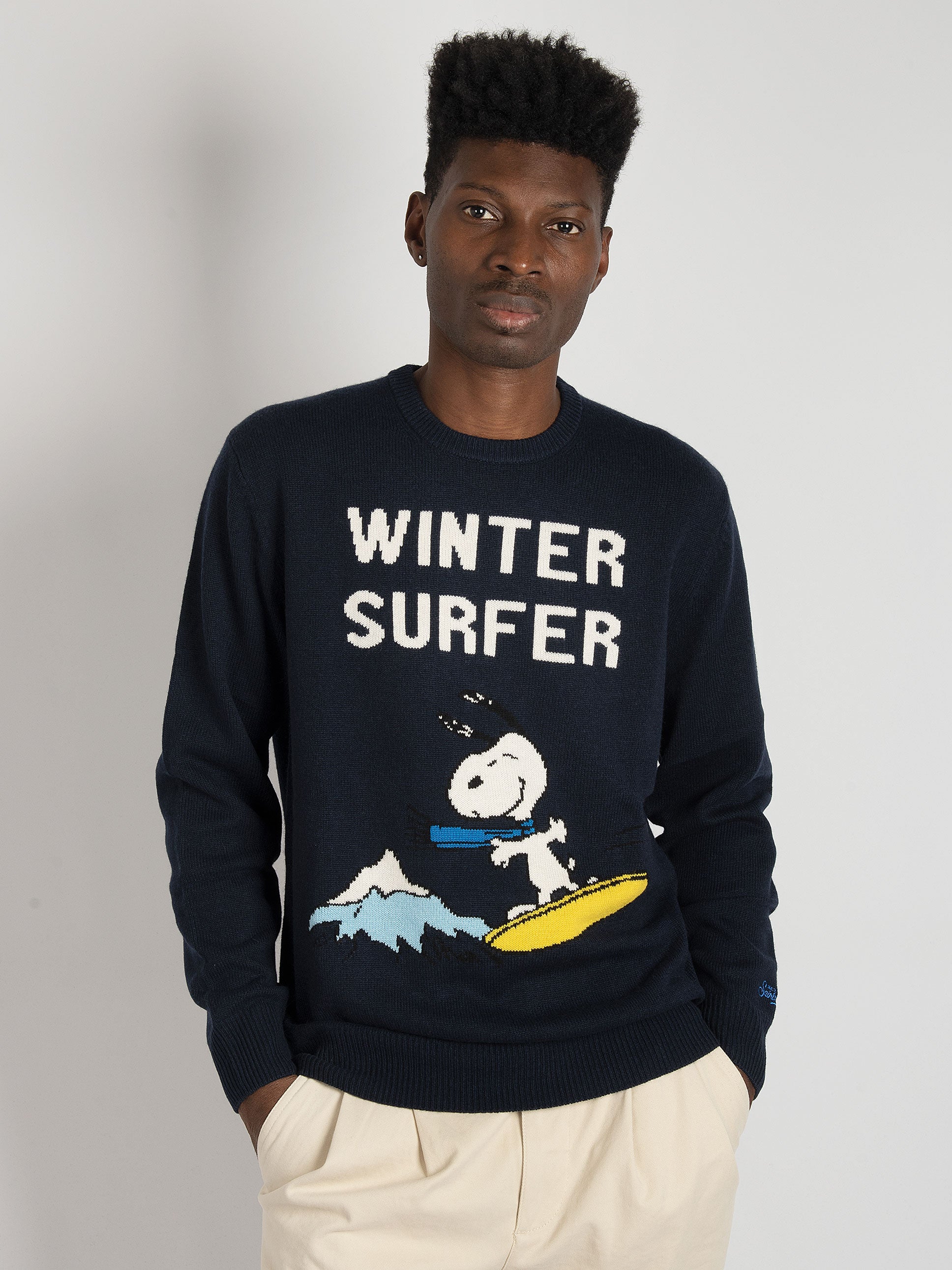Maglia Snoopy W Surfer 61 - Blu Notte