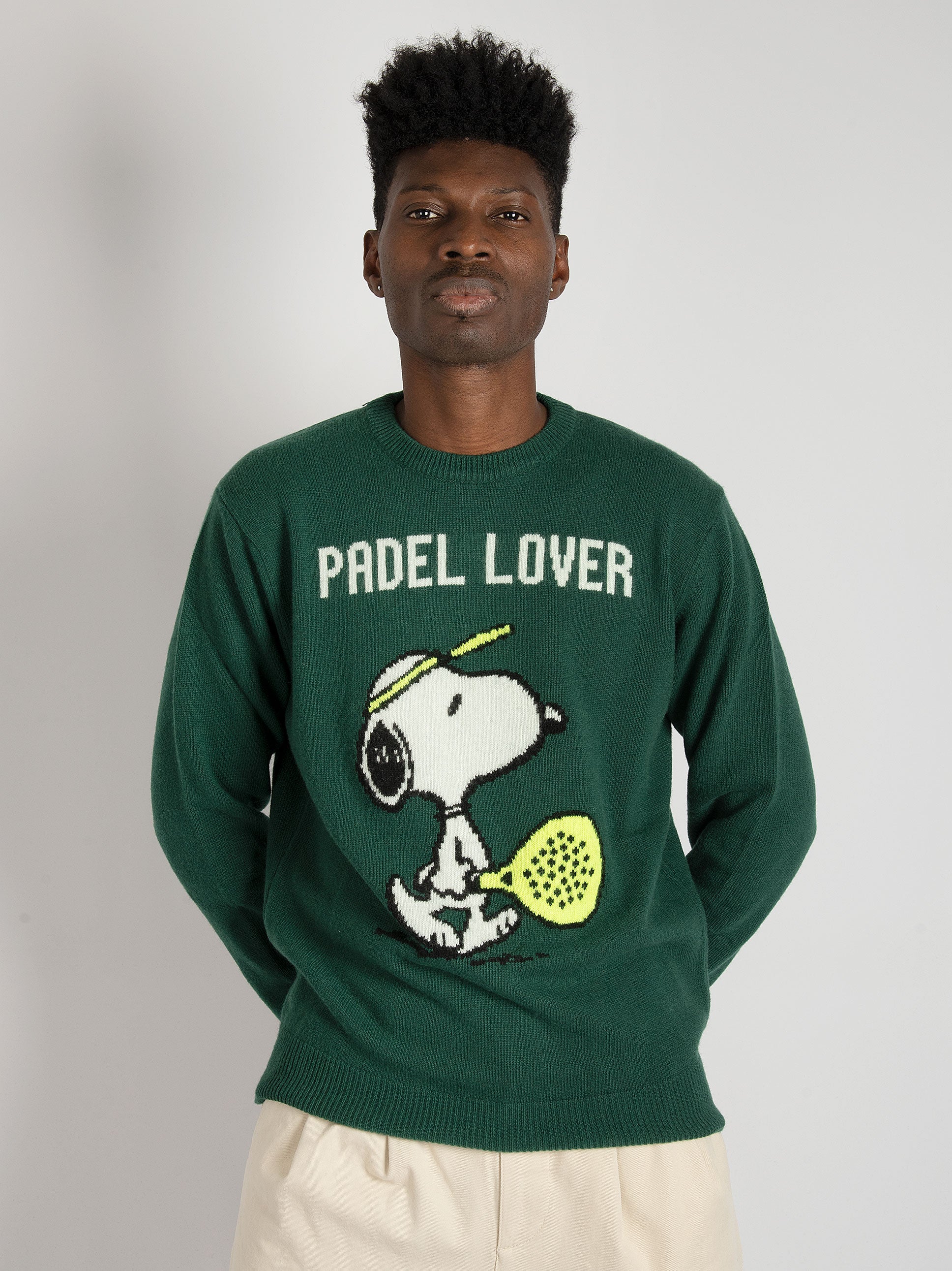 Maglia Snoopy Padel Lover 51 - Verde Bottiglia