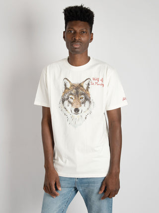 T-shirt Wolf SM - Bianco