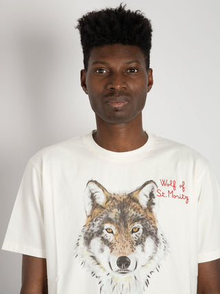 T-shirt Wolf SM - Bianco