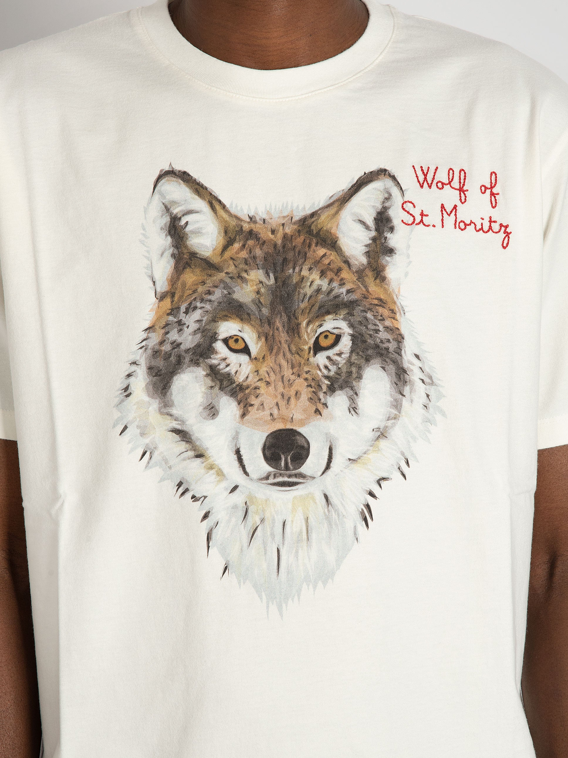 T-shirt Wolf SM - Bianco