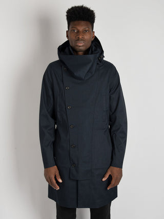 Trench Double Breasted - Blu Navy