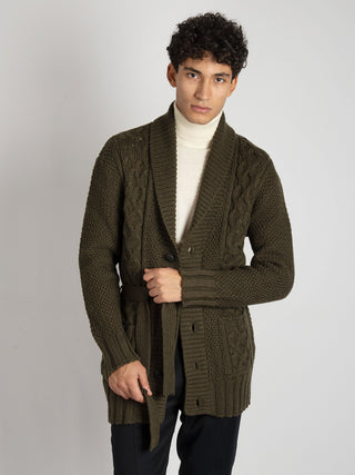 Maglia Cardigan Knox - Verde