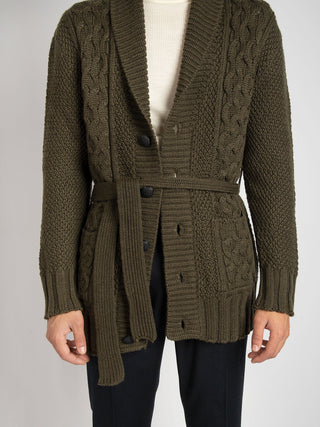 Maglia Cardigan Knox - Verde