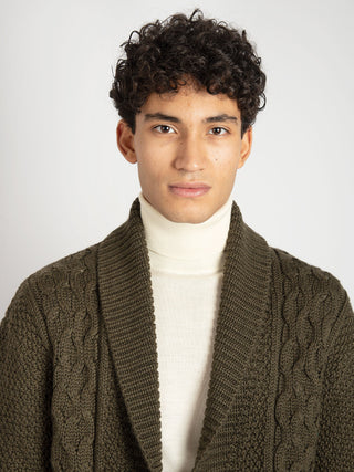 Maglia Cardigan Knox - Verde