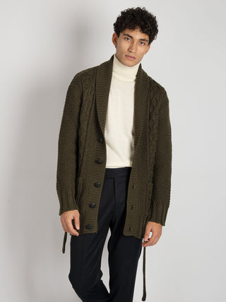 Maglia Cardigan Knox - Verde