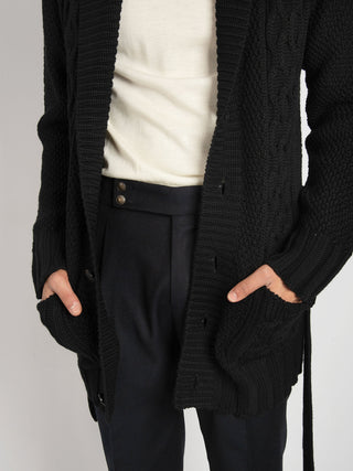 Maglia Cardigan Knox - Nero