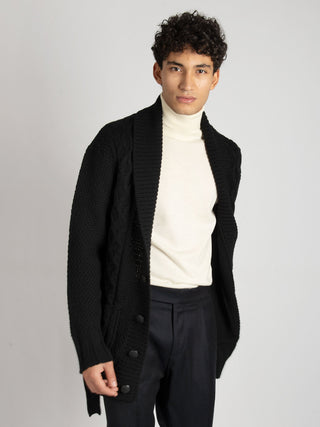 Maglia Cardigan Knox - Nero