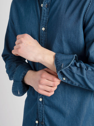 Camicia 'Nelson' - Blu Denim