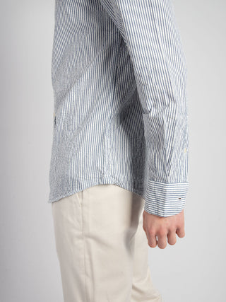 Camicia 'Jake' - Bianco/Blu