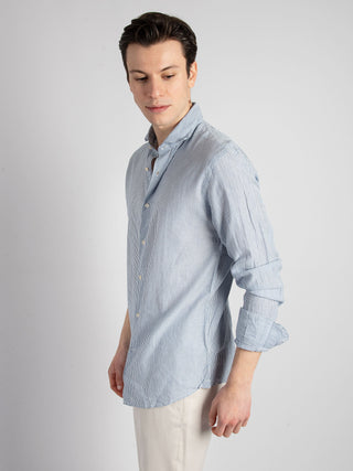 Camicia 'Harry' - Bianco/Blu