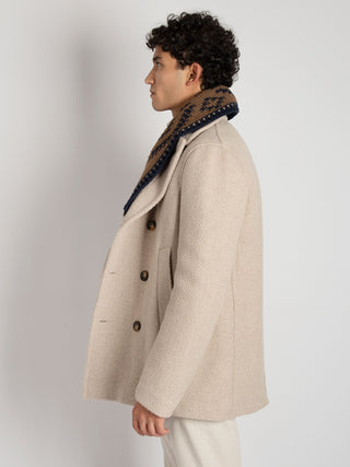 Cappotto Doppiopetto Serrano - Ecru