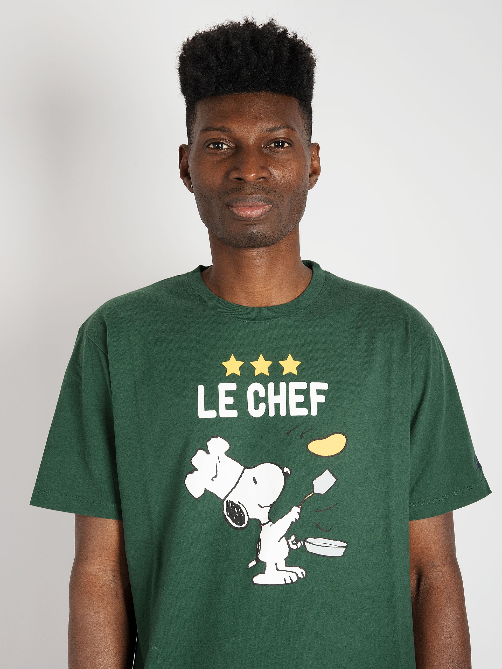 T-shirt Snoopy Chef 51 - Verde Bosco