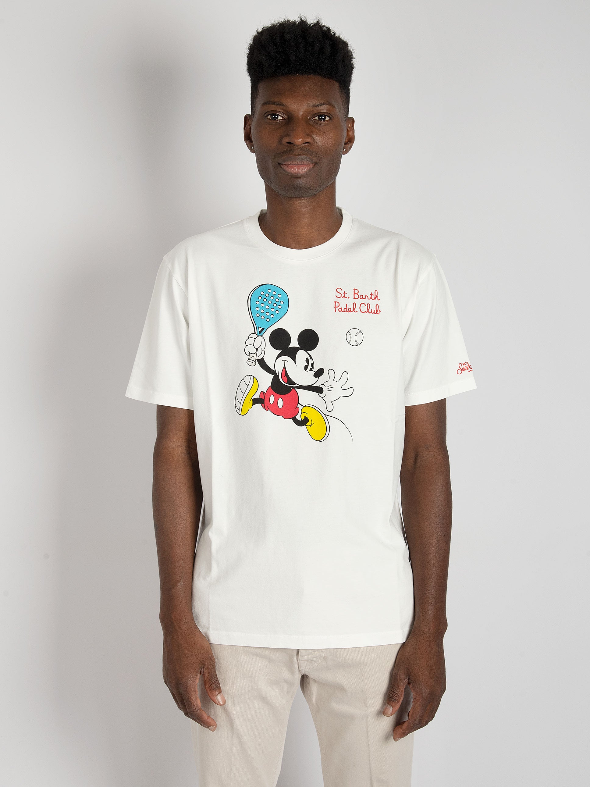 T-shirt Mickey Padel 10 - Bianco