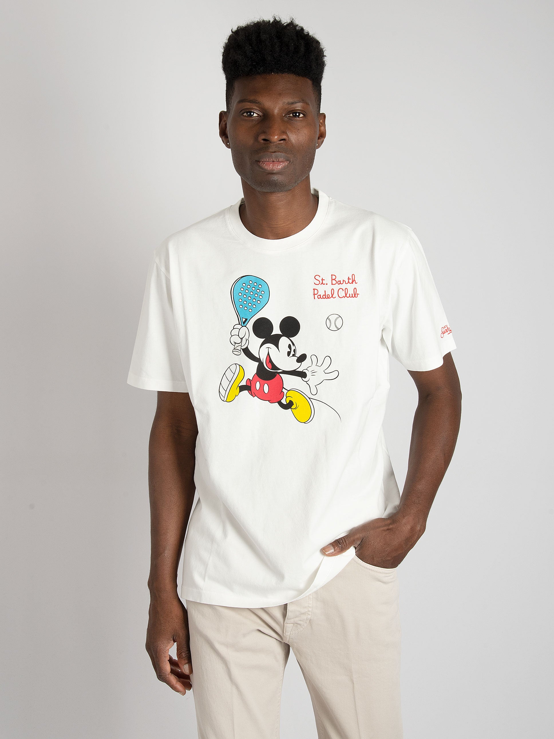 T-shirt Mickey Padel 10 - Bianco