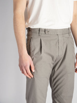 Pantalone 'Retro' Popeline - Tortora