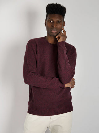 Maglia Girocollo Basic - Bordeaux