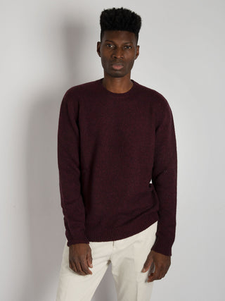 Maglia Girocollo Basic - Bordeaux