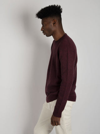 Maglia Girocollo Basic - Bordeaux