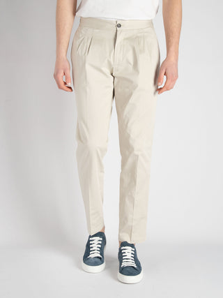 Pantalone 'Leisure II'  - Gesso