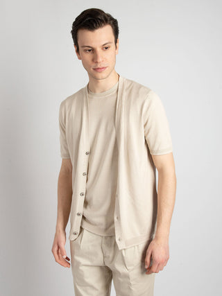 Cardigan 'David' - Beige