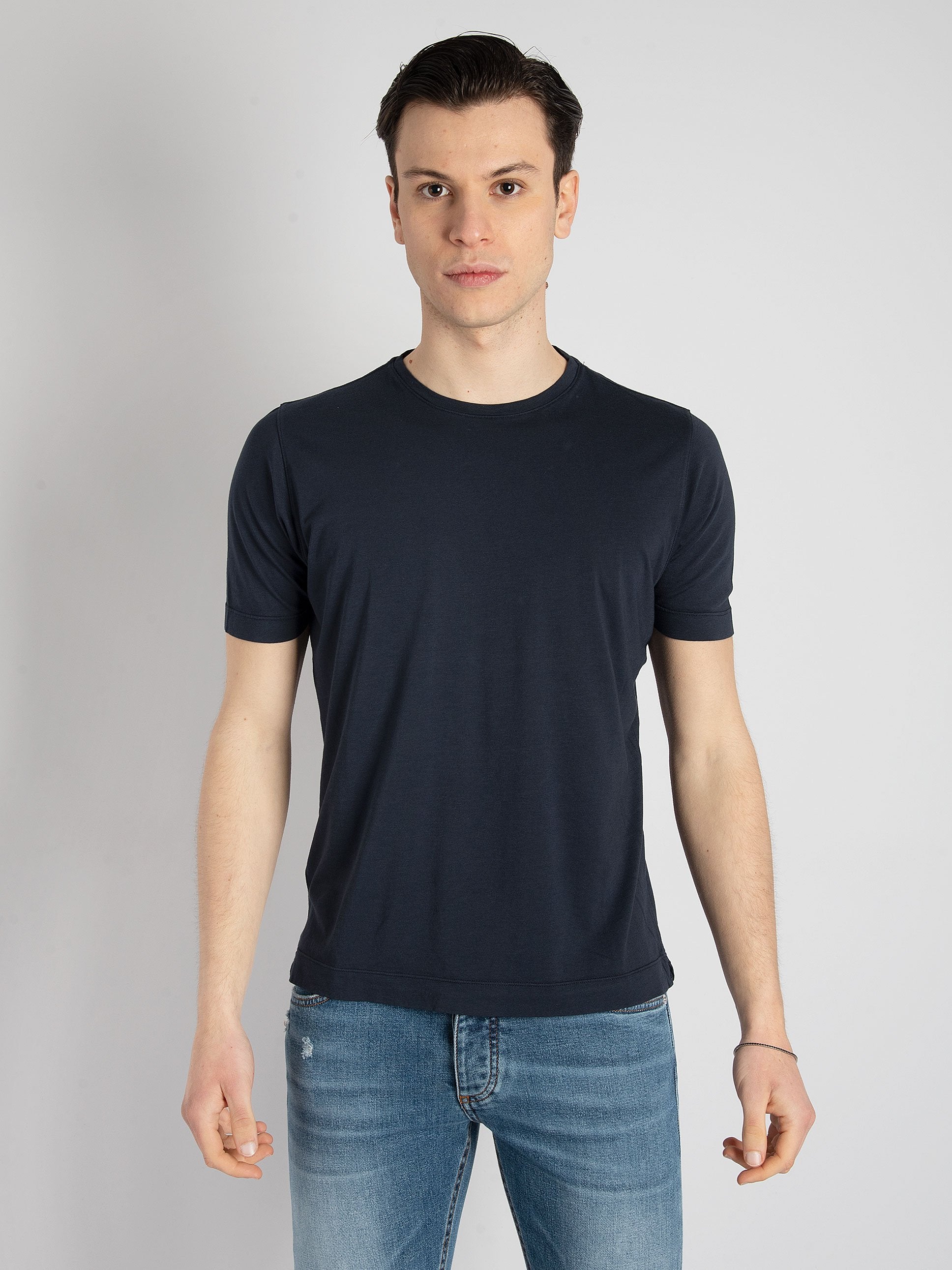 T-shirt Cotone Modal - Navy