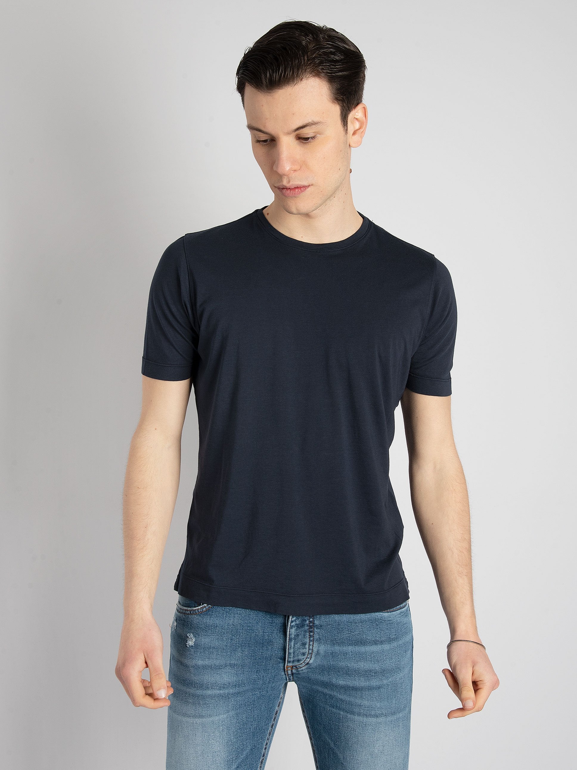 T-shirt Cotone Modal - Navy
