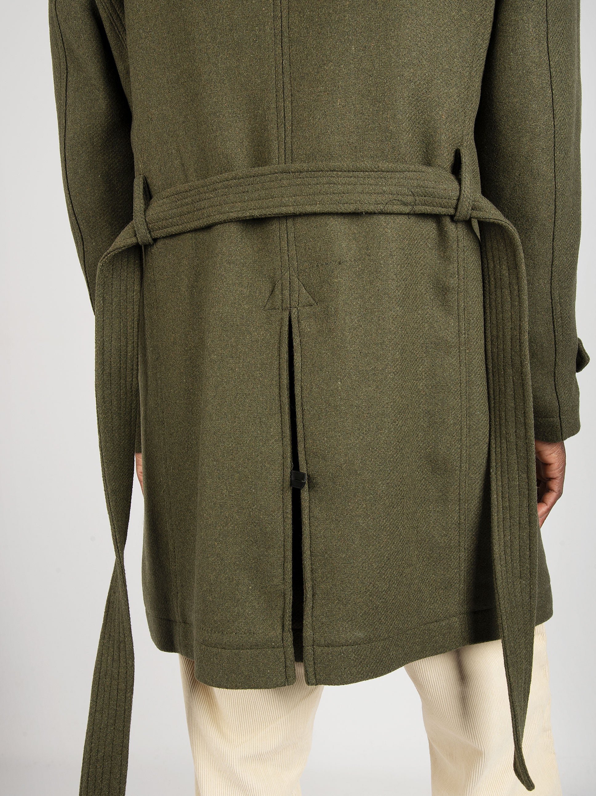 Cappotto Doppiopetto Leandro  - Verde Militare