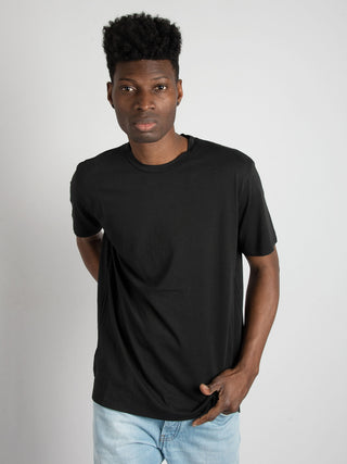 T-shirt  Basic Cotone - Nero