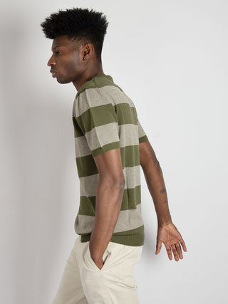 Maglia Righe - Verde Militare