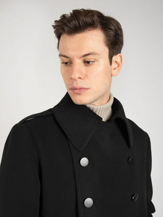 Cappotto Doppiopetto Junkers - Nero