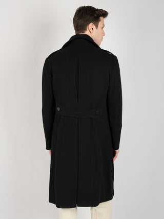 Cappotto Doppiopetto Junkers - Nero