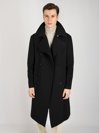 Cappotto Doppiopetto Junkers - Nero