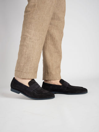 Pantalone 'Barber' Lino - Beige