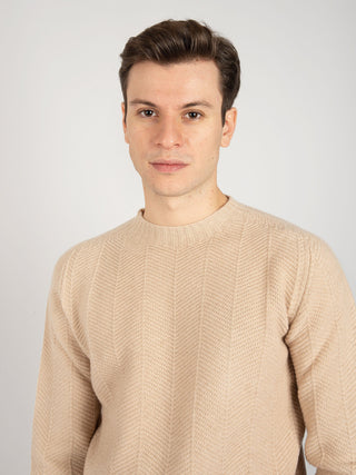 Maglia Resca Cashmere - Sabbia