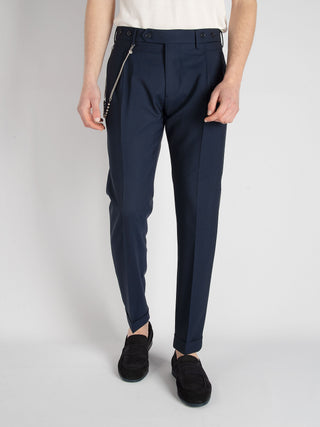 Pantalone 'Barber' Frescolana - Royal