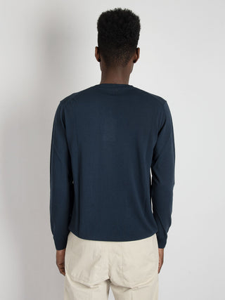 Maglia in Dry Cotton - Blu Notte