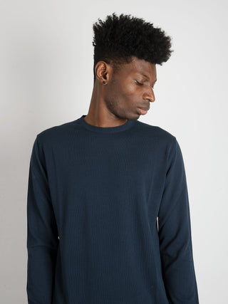 Maglia in Dry Cotton - Blu Notte