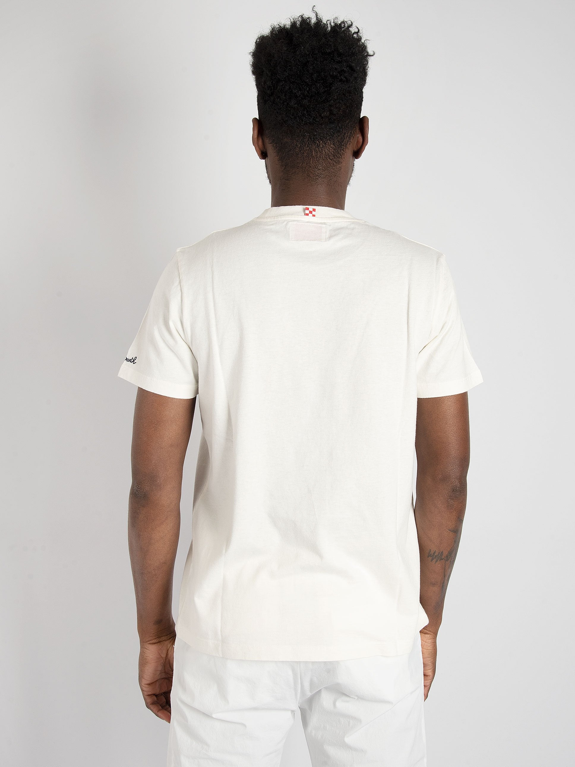 T-shirt 'Car Sea 11' - Bianco