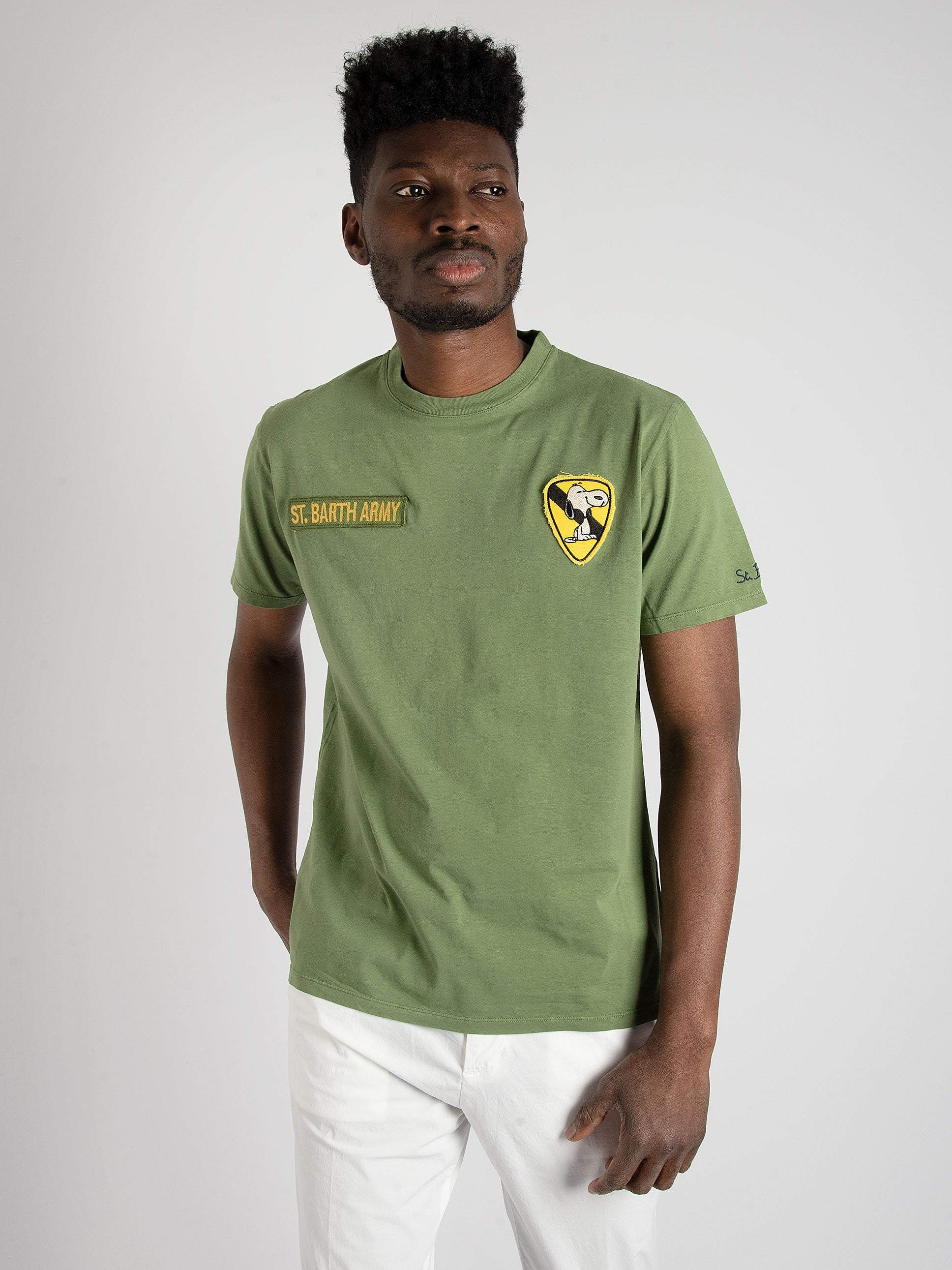 T-shirt 'Snoopy Sit 52' - Verde