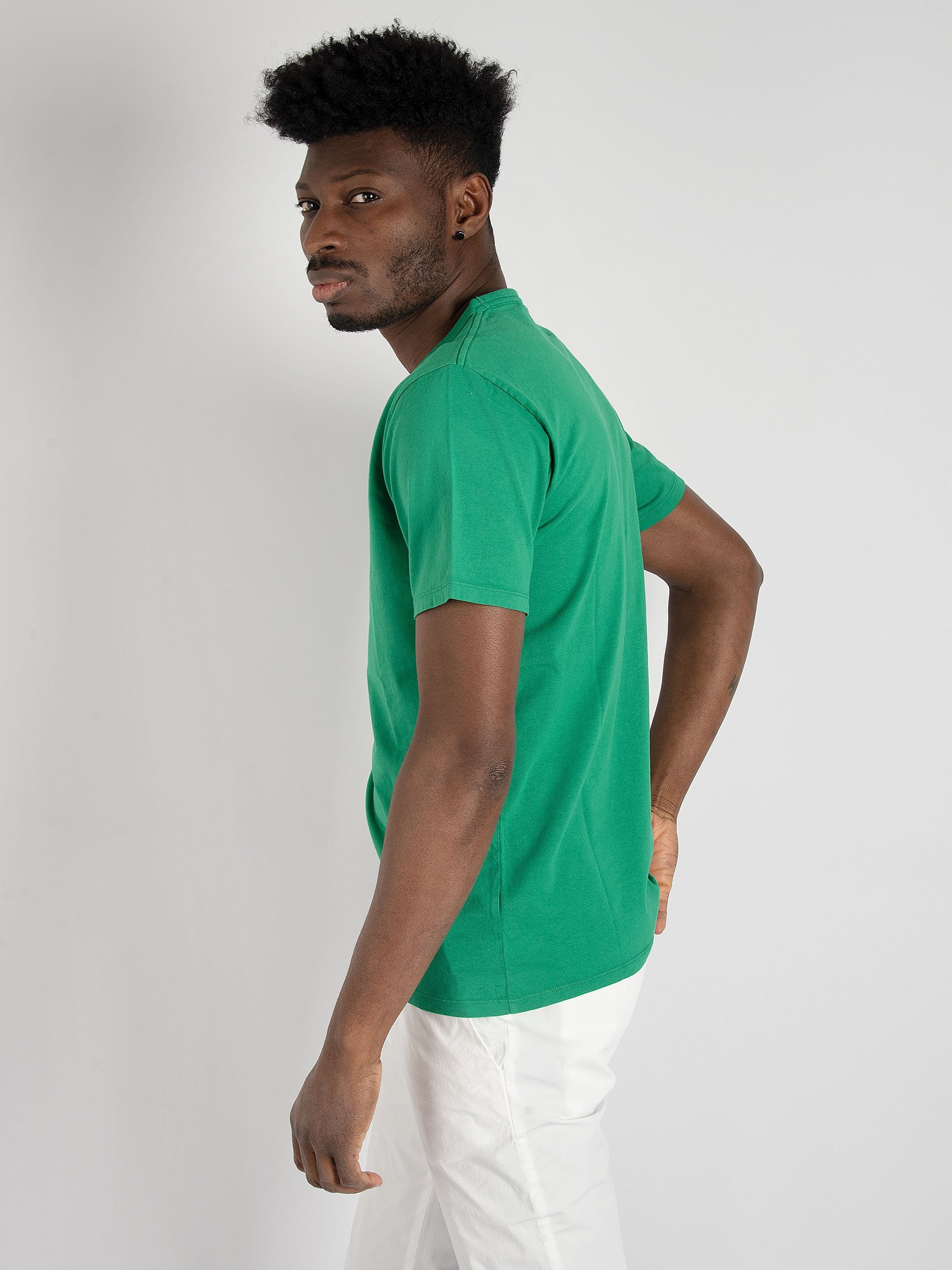 T-shirt 'Garment Dyed' - Verde
