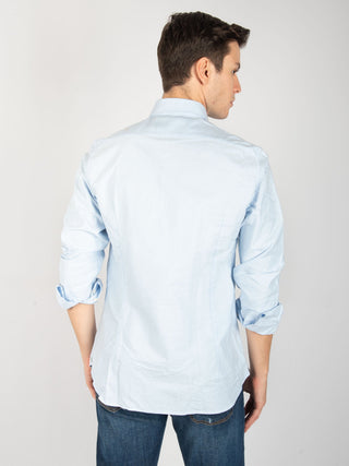 Camicia Oxford - Celeste