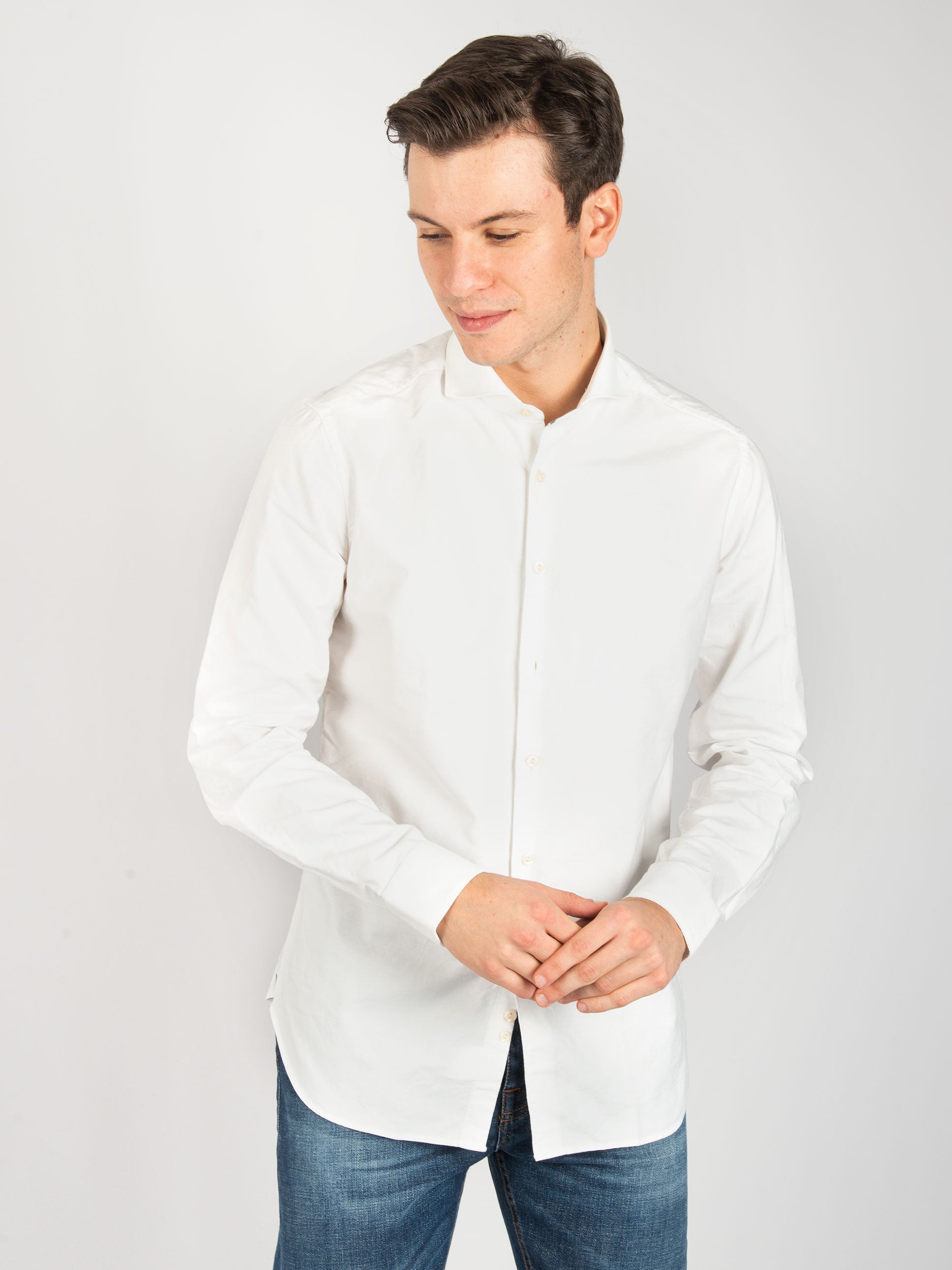 Camicia Oxford  - Bianco