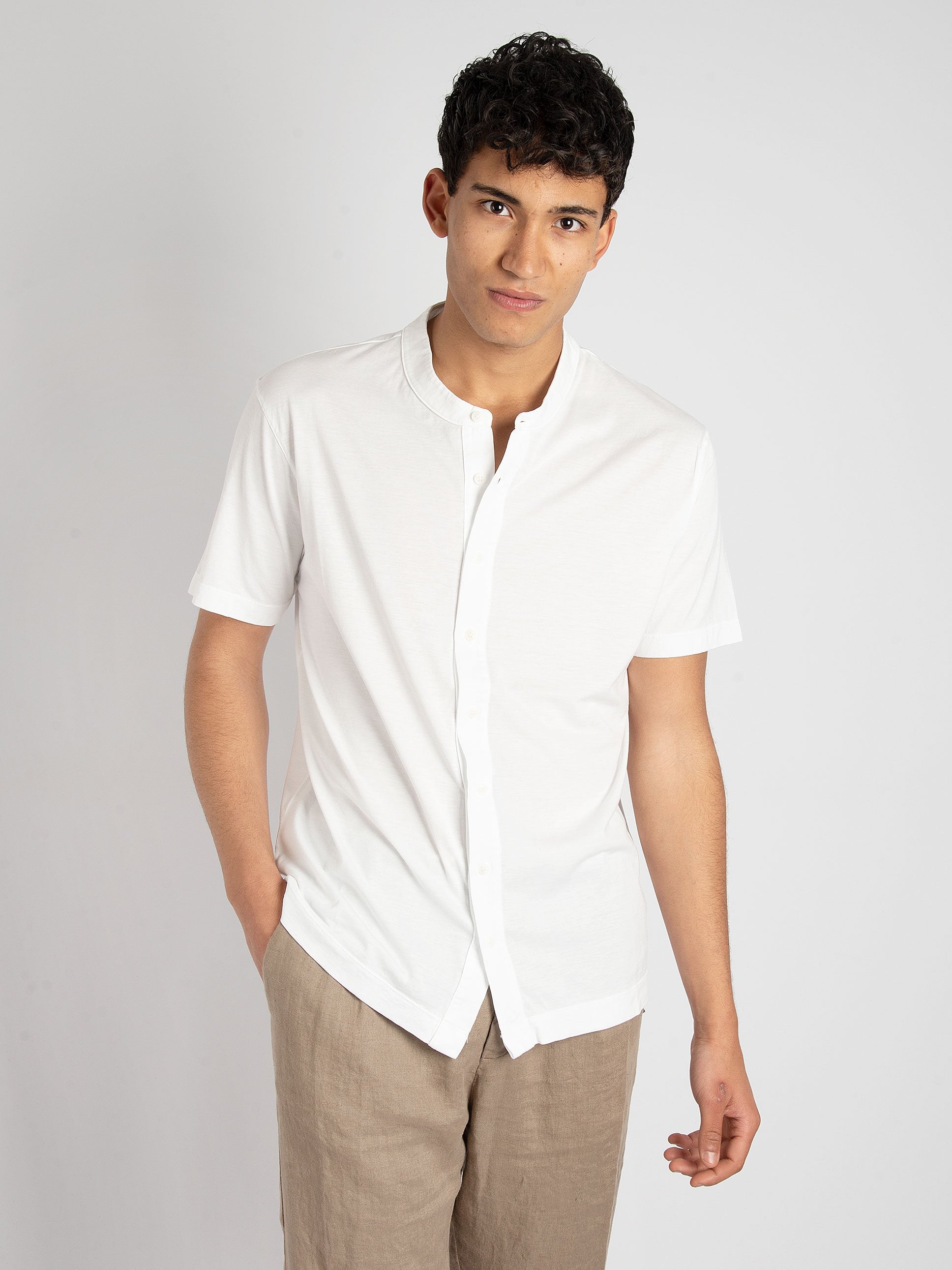 Camicia Coreana - Bianco