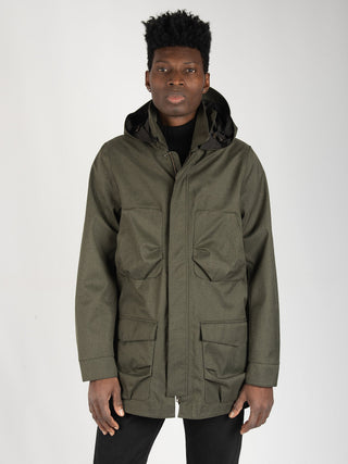 Giacca Nesta Falck Hopsack - Verde Militare