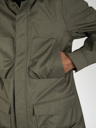 Giacca Nesta Falck Hopsack - Verde Militare