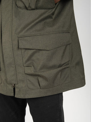 Giacca Nesta Falck Hopsack - Verde Militare